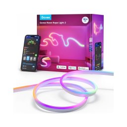 Bandă LED flexibilă Govee Neon 2 MATTER 5m RGBIC Wi-Fi IP67