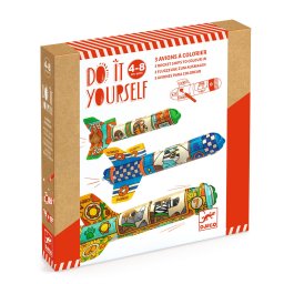 Joc creativ diy avioane, djeco