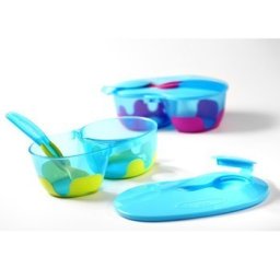 Set castron voiaj cu lingurita speciala