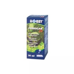 Fertilizant Hobby Ferrogan 24 cu complex de fier pentru acvariu, 30 ml Albastru