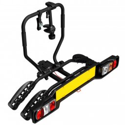 Suport pentru 2 biciclete, Peruzzo Siena 668N, cu prindere pe carligul de remorcare, Negru
