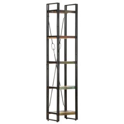 Biblioteca cu 5 rafturi, 40x30x180 cm, lemn masiv reciclat GartenMobel Dekor