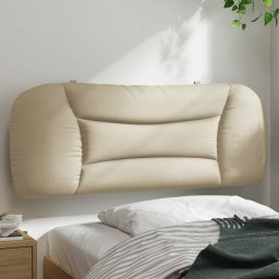 Perna pentru tablie de pat, crem, 100 cm, material textil GartenMobel Dekor