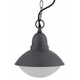 Felinar exterior suspendat Well Corso E27 60W IP44 gri inchis LEDDL-CORSO-DGY-WL
