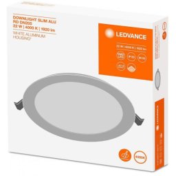 Panou LED Ledvance, DOWNLIGHT SLIM ALU, IP20, 22W, lumina neutra 4000K