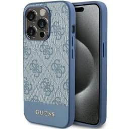 Husa 4G Stripe Collection pentru iPhone 15 Pro - albastru