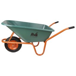 Roaba cu cuva plastic 90 l, roata cu camera, janta metalica, Evotools,
