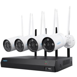 Sistem supraveghere exterior WiFi Reolink NVS12-8MB4W