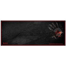 Mousepad "X-thin", gaming, cauciuc si material textil, 800 x 300 x 2 mm, negru, "B-088S