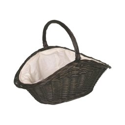 Coș de răchită cu mâner pentru lemne 50x70 cm