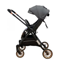 Carucior sport, cu maner reversibil, pliabil si troler, T700 For Angel, Gri