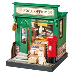 Puzzle 3D, Oficiul postal de epoca, Rolife, lemn, 54 piese