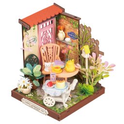 Puzzle 3D, Salonul de ceai din gradina, Rolife, lemn, 76 piese