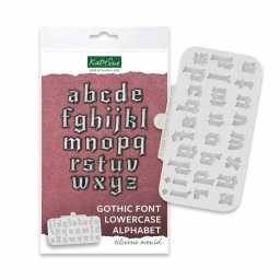 Mulaj Silicon Alfabet Stil Gotic, h 2.2 cm