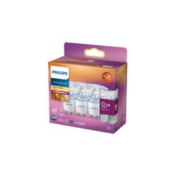 SET 3x bec LED dimabil Philips Warm Glow GU10/3,8W/230V 2200-2700K