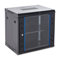 Rack perete 12U 19 600x450, negru, seria economica - ASYTECH Networking ASY-12U-6045WL