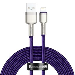 USB for Lightning Cafule, 2.4A, 2m (purple)