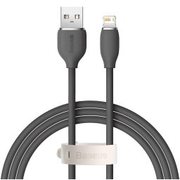 Jelly USB to Lightning, 2,4A, 1,2m Negru