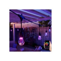 Nanoleaf NF084E00-20SLO - Extensie ghirlandă LED RGBWIC, 20 LED, 15 m, Wi-Fi, IP65