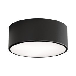 Plafonieră pentru baie CLEO 1xE27/24W/230V d. 20 cm negru IP54