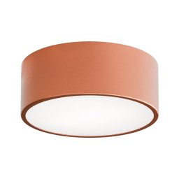Plafonieră pentru baie CLEO 1xE27/24W/230V d. 20 cm cupru IP54
