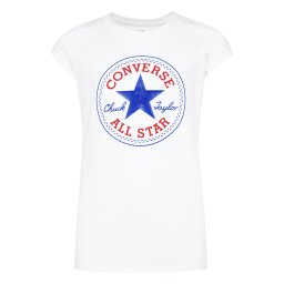 CONVERSE Tricou albastru / roșu / alb