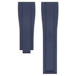 Curea pentru Rolex albastru navy 20mm fără cataramă
