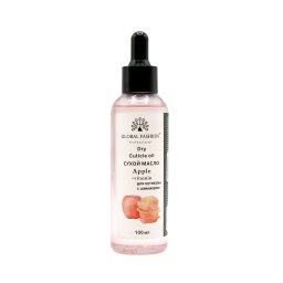 Ulei de cuticule cu pipetă, aromă de măr, Global Fashion, 100 ml