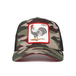 Sapca Goorin Brothers trucker the cock verde militar