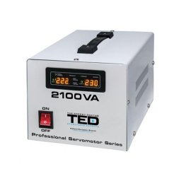 Stabilizator de tensiune cu servomotor 2100VA / 1200W, TED Electric TED000132