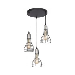 Lustră pe cablu LONG 3xE27/60W/230V
