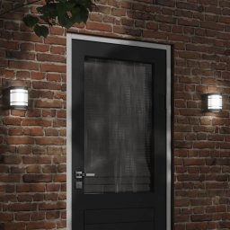 Lampa exterioara de perete, negru, otel inoxidabil GartenMobel Dekor