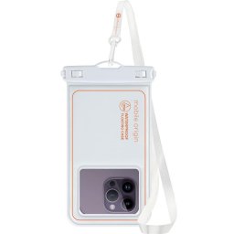 Husa Mobile Origin Waterproof floating case 6,5", white/orange