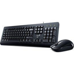 Tastatura Kit tastatura + mouse Genius KM-160, cu fir, negru, USB
