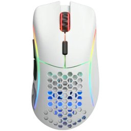 Mouse Race Glorious Model D Wireless, USB, Matte White
