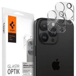 Folie de protecție cameră Iphone 14 Pro / 14 Pro Max / 15 Pro / 15 Pro Max / 16 Pro / 16 Pro Max / 17 Pro / 17 Pro Max transparent 2 pcs. Apple STICLĂ