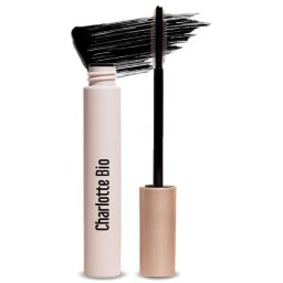 Mascara BIO Negru volum si alungire, cu apa trandafir, ulei ricin si ceara vegetala Charlotte Bio