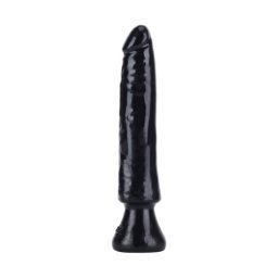 Get Real Dildo Anal pentru Incepatoare 15 cm Negru Membrul cu Textura Imbunatateste Stimularea