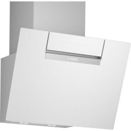 Hota incorporabila decorativa Bosch DWK67FN20, 3 trepte + intensiv, Putere de absorbtie 768 mc/h, 60 cm, Sticla alba