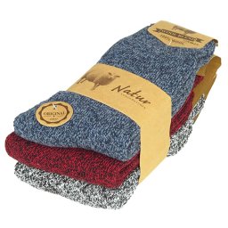 Șosete de lână pentru damă 3 perechi de iarnă