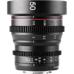 Obiectiv foto DSLR Obiectiv manual Meike 50mm T2.2 Cine pentru Fujifilm FX-Mount