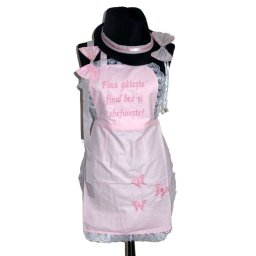 Set dezgatit mireasa 4 piese, model 3 roz cu fluturasi, palarie neagra si fundita - ODIS406001