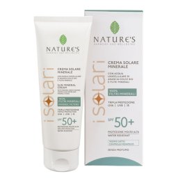 Crema protectie solara SPF50+ filtru mineral I Solari 100ml Natures