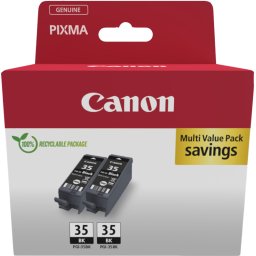 Canon ink double pack black PGI-35BK
