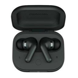 Casti Bluetooth Motorola Moto Buds+ True Wireless Bluetooth In-ear Microfon Noise Cancelling Carcasa Incarcare Wireless Gri