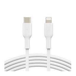 Cablu De Date\Incarcare Belkin USB-C to Lightning PVC 1M Alb
