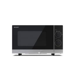 Cuptor cu microunde YC-PS201AE-S 700W, 20l, Easy to Clean, Negru-Argintiu