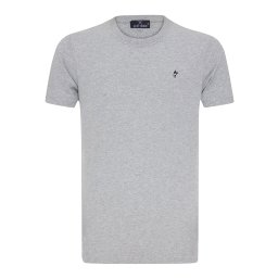 Jacey Quinn Tricou gri amestecat