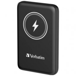 Baterie externa Power Bank Verbatim 5.000mAh Charge'n'Go BlackMagnetic Wireless