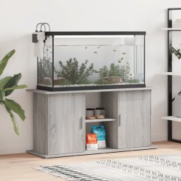 Suport acvariu, gri sonoma, 121x41x58 cm, lemn prelucrat GartenMobel Dekor